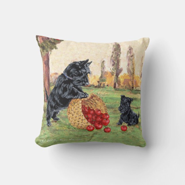 Scottish Terrier Pillow Kissen (Vorderseite)