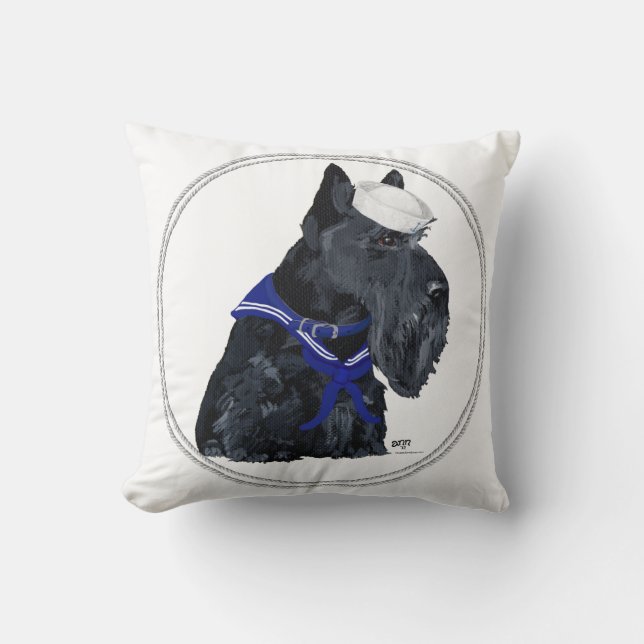 Scottish Terrier Pillow Kissen (Vorderseite)