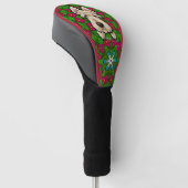 Scottish Terrier Poppies Golf Headcover (angewinkelt)