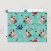 Scottish Terrier Portrait Postkarte (Vorne/Hinten)