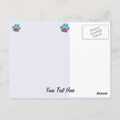 Scottish Terrier Portrait Postkarte (Rückseite)