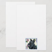 Scottish-Terrier-Porträt Briefpapier (Vorne/Hinten)