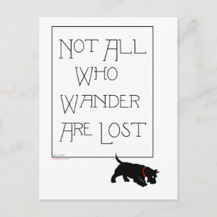 Scottish Terrier Post Card Postkarte