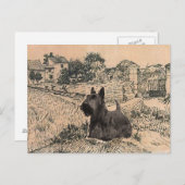 Scottish Terrier Post Card Postkarte (Vorne/Hinten)