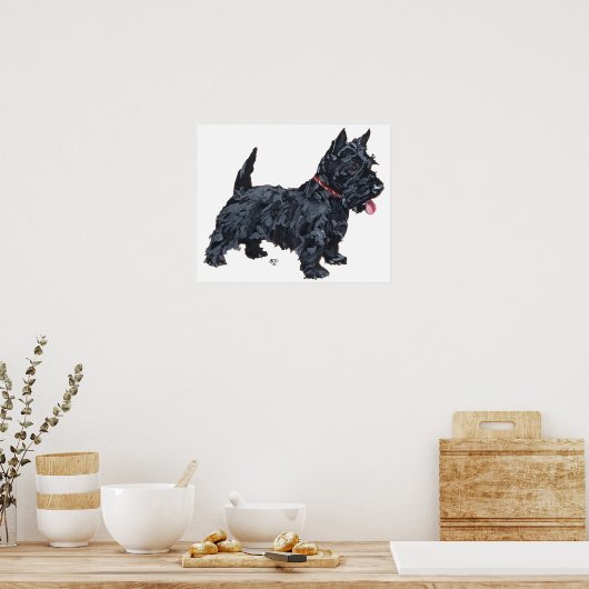 Scottish Terrier Poster (Küche)