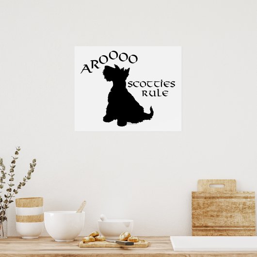 Scottish Terrier Poster (Küche)