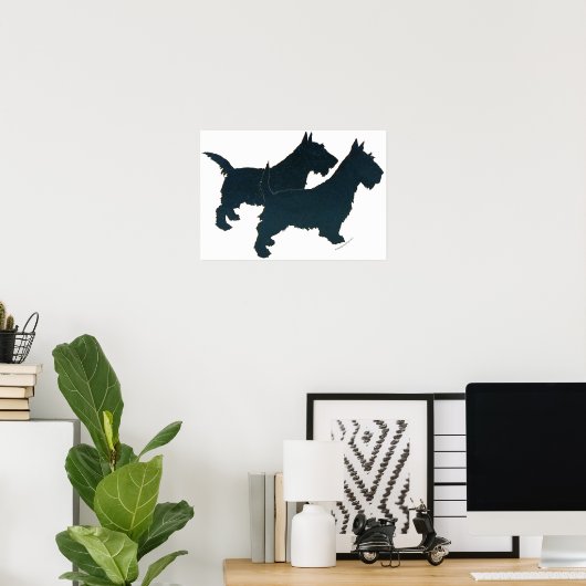 Scottish Terrier Poster (Heimbüro)