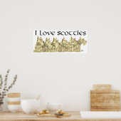 Scottish Terrier Poster (Küche)