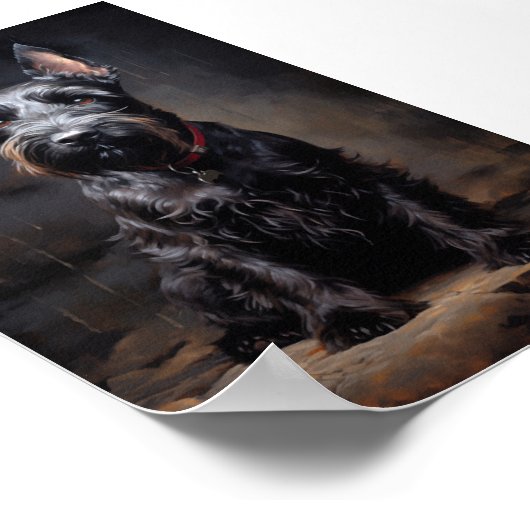 Scottish Terrier Poster (Ecke)