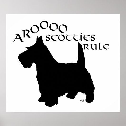 Scottish Terrier Poster (Vorne)