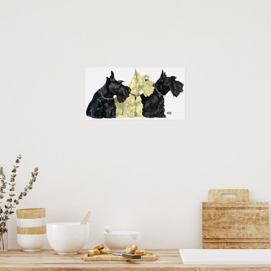 Scottish Terrier Poster (Küche)