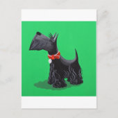 Scottish Terrier Postkarte (Vorderseite)