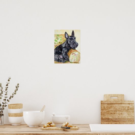 Scottish Terrier Print Poster (Küche)
