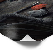 Scottish Terrier Pumpkins Halloween Beängstigend Poster (Ecke)