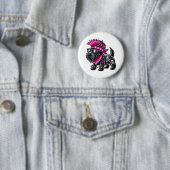 Scottish Terrier Punk Music Button (Beispiel)