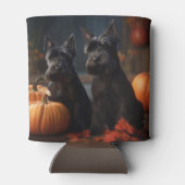 Scottish Terrier Puppy Autumn Delight Pumpkin Dosenkühler (Rückseite)