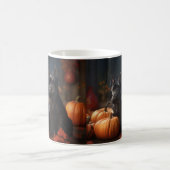 Scottish Terrier Puppy Autumn Delight Pumpkin Kaffeetasse (Mittel)