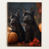 Scottish Terrier Puppy Autumn Delight Pumpkin Planer (Vorderseite)