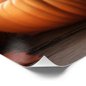 Scottish Terrier Puppy Autumn Delight Pumpkin Poster (Ecke)