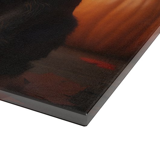 Scottish Terrier Puppy Autumn Delight Pumpkin Schneidebrett (Ecke)