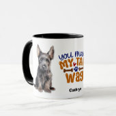 Scottish Terrier Puppy macht meinen Schwanz Wag Tasse (Vorderseite Links)