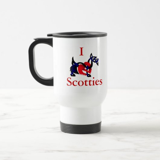 Scottish Terrier Reisebecher (Links)