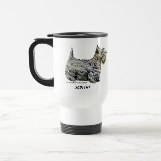 Scottish Terrier Reisebecher (Links)