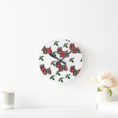 SCOTTISH TERRIER RUNDE WANDUHR (Zuhause)