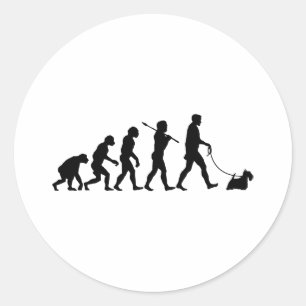 Scottish Terrier Runder Aufkleber