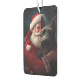 Scottish Terrier Santa Claus Weihnachten Autolufterfrischer (Links)