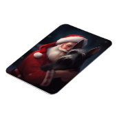 Scottish Terrier Santa Claus Weihnachten Magnet (Linke Seite)