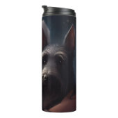 Scottish Terrier Santa Claus Weihnachten Thermosbecher (Nach rechts gedreht)