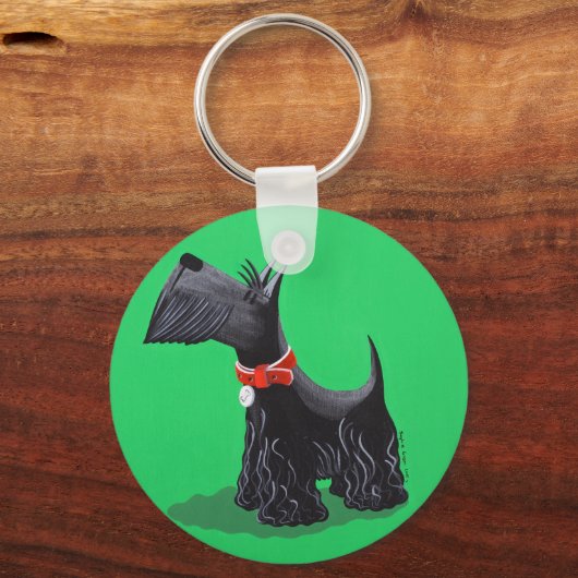 Scottish Terrier Schlüsselanhänger (Vorderseite)
