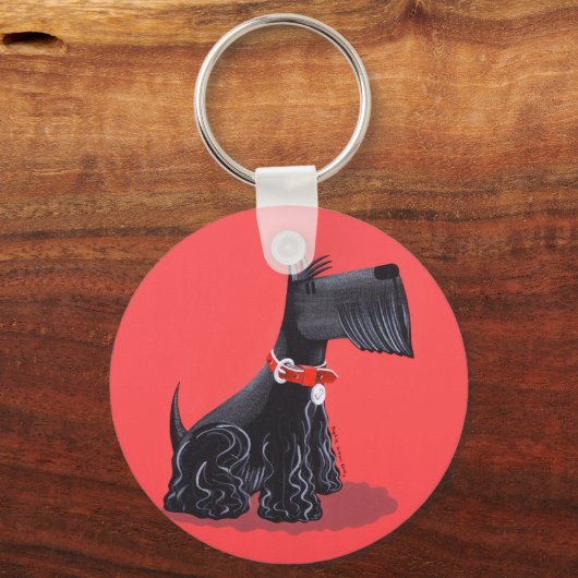 Scottish Terrier Schlüsselanhänger (Vorderseite)