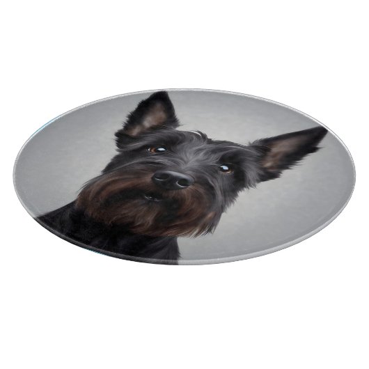 Scottish Terrier Schneidebrett (Ecke)