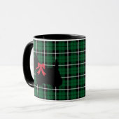 Scottish Terrier, Scotland dog, Kelly green karier Tasse (Vorderseite Links)