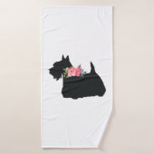 Scottish Terrier Scottie Dog Badehandtuch (Badehandtuch)
