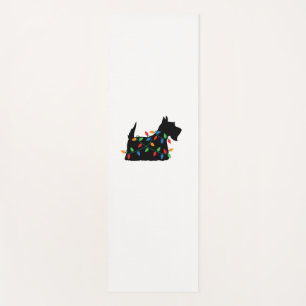 Scottish Terrier Scottie Dog Christmas Lights Gift Yogamatte