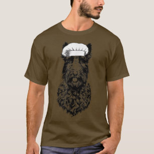 Scottish Terrier Scottie Dog Cook Koch Funny Cooki T-Shirt