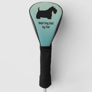 Scottish Terrier Scottie Dog Custom Text Golf Headcover