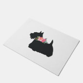 Scottish Terrier Scottie Dog Fußmatte (Schrägansicht)