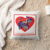 Scottish Terrier / Scottie Dog Heart Mother Day Kissen (Decke)