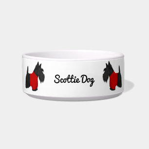 Scottish Terrier (Scottie Dog) in Sweater Napf