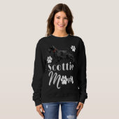 Scottish Terrier Scottie Dog Mama Sweatshirt (Vorne ganz)