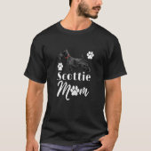 Scottish Terrier Scottie Dog Mom Women T-Shirt (Vorderseite)