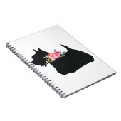 Scottish Terrier Scottie Dog Notizblock (Rechte Seite)