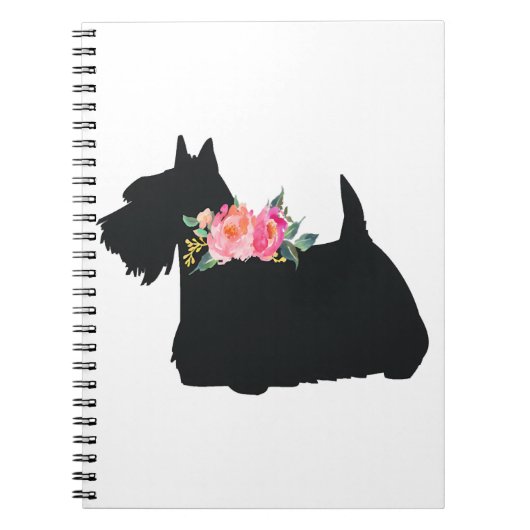 Scottish Terrier Scottie Dog Notizblock (Vorderseite)