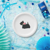 Scottish Terrier Scottie Dog Pappteller (Party)