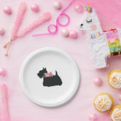 Scottish Terrier Scottie Dog Pappteller (Party)