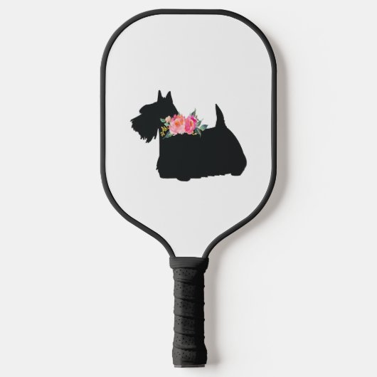 Scottish Terrier Scottie Dog Pickleball Schläger (Vorderseite)